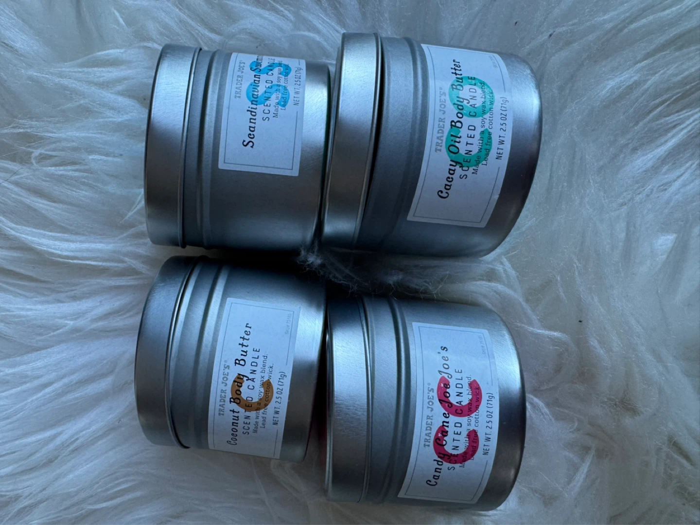 Limited edition Trader Joe's Scented Candles