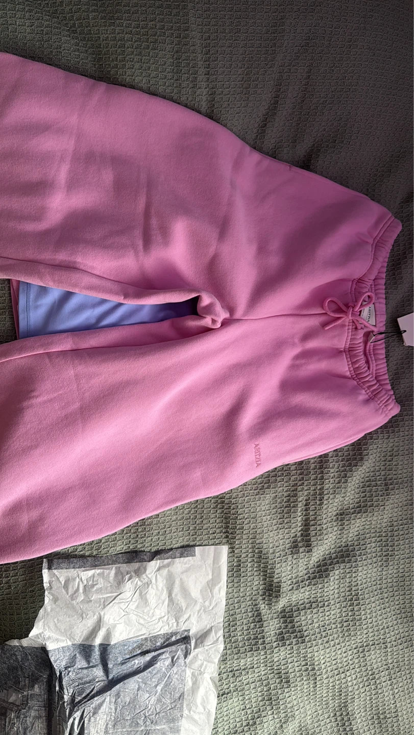Aritzia Pink Sweatpants Size small
