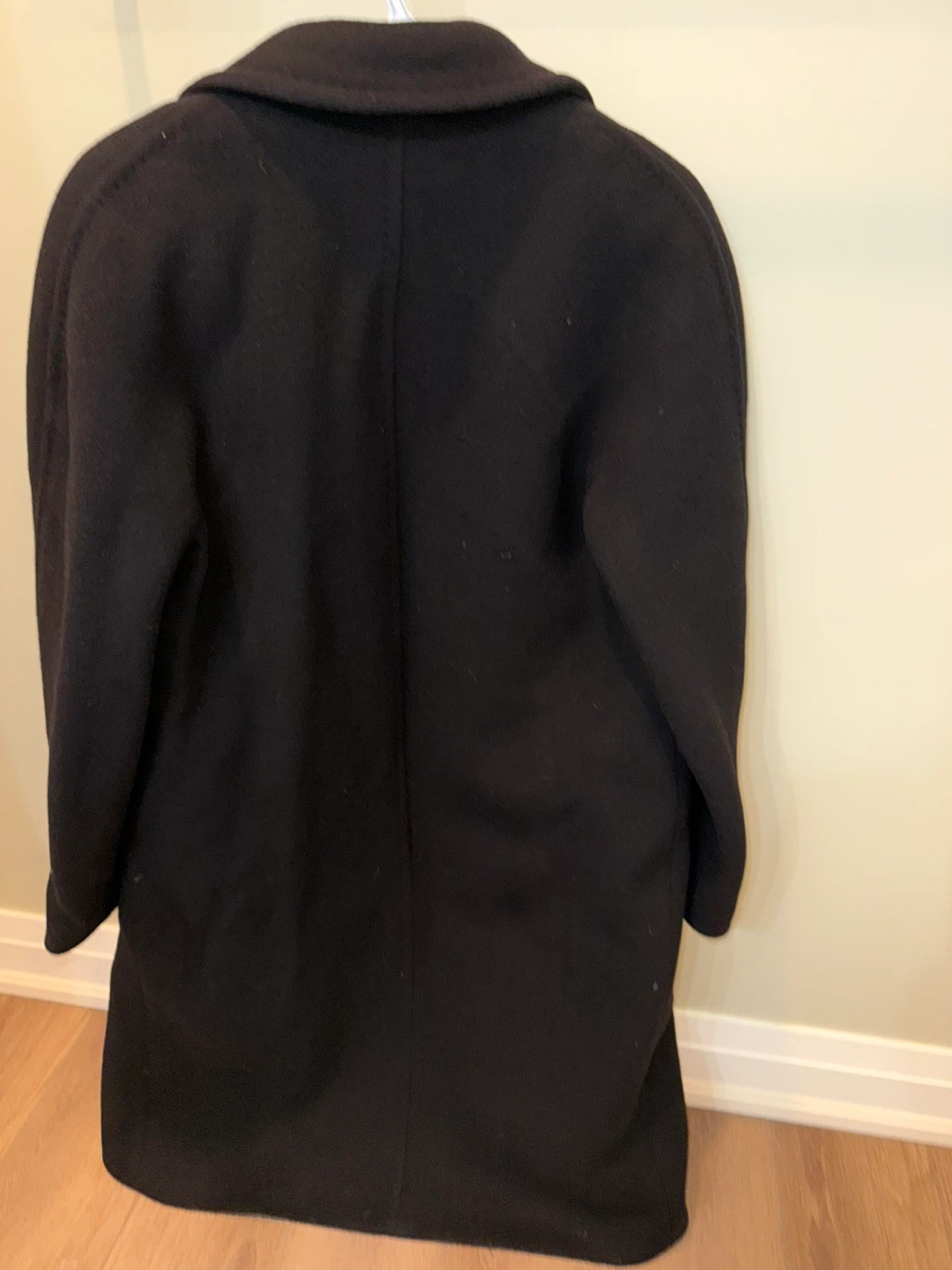 Aritzia The Slouch Coat - Soft Wool Cashmere Black Size S - photo 2
