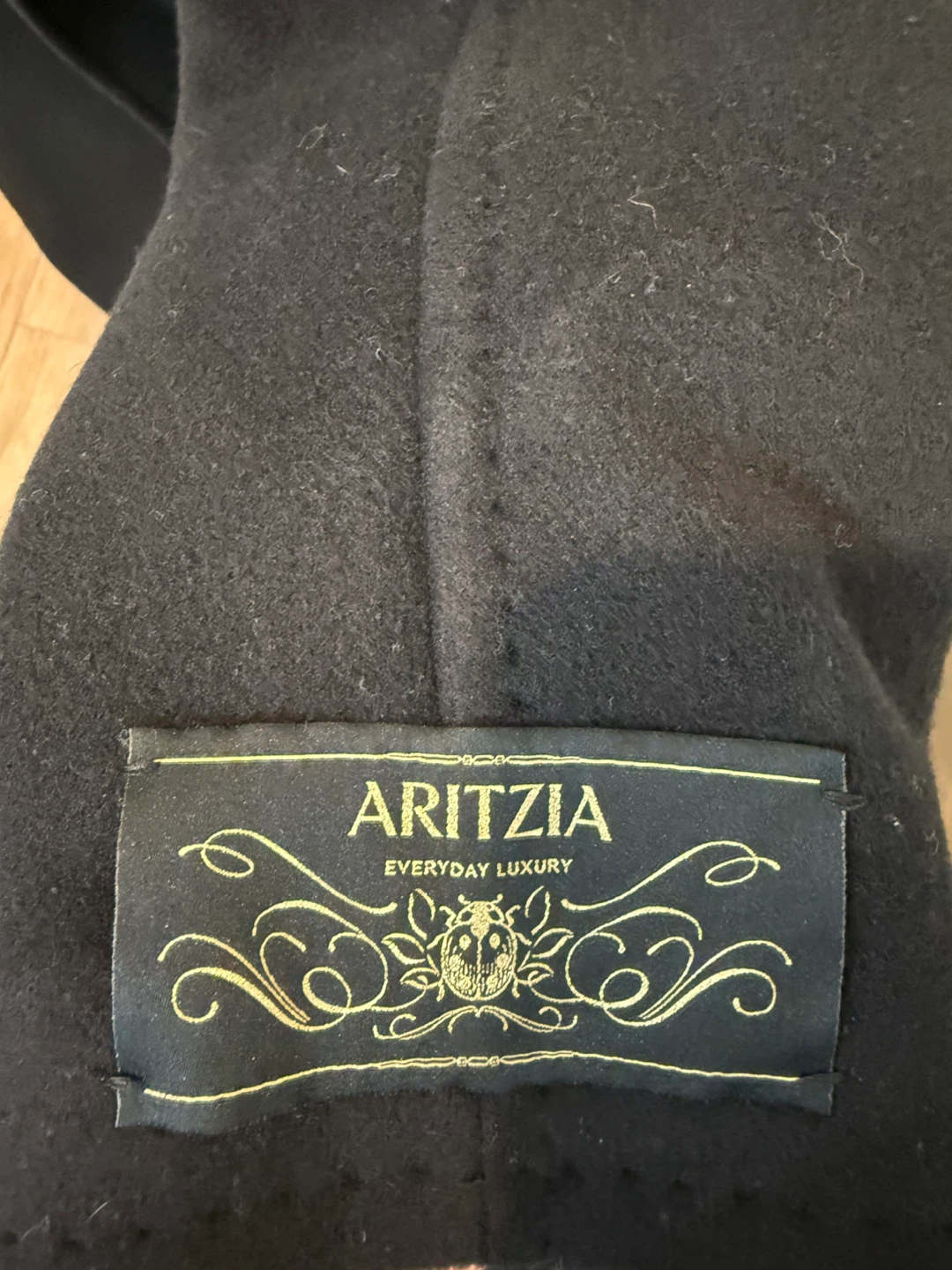 Aritzia The Slouch Coat - Soft Wool Cashmere Black Size S - photo 4