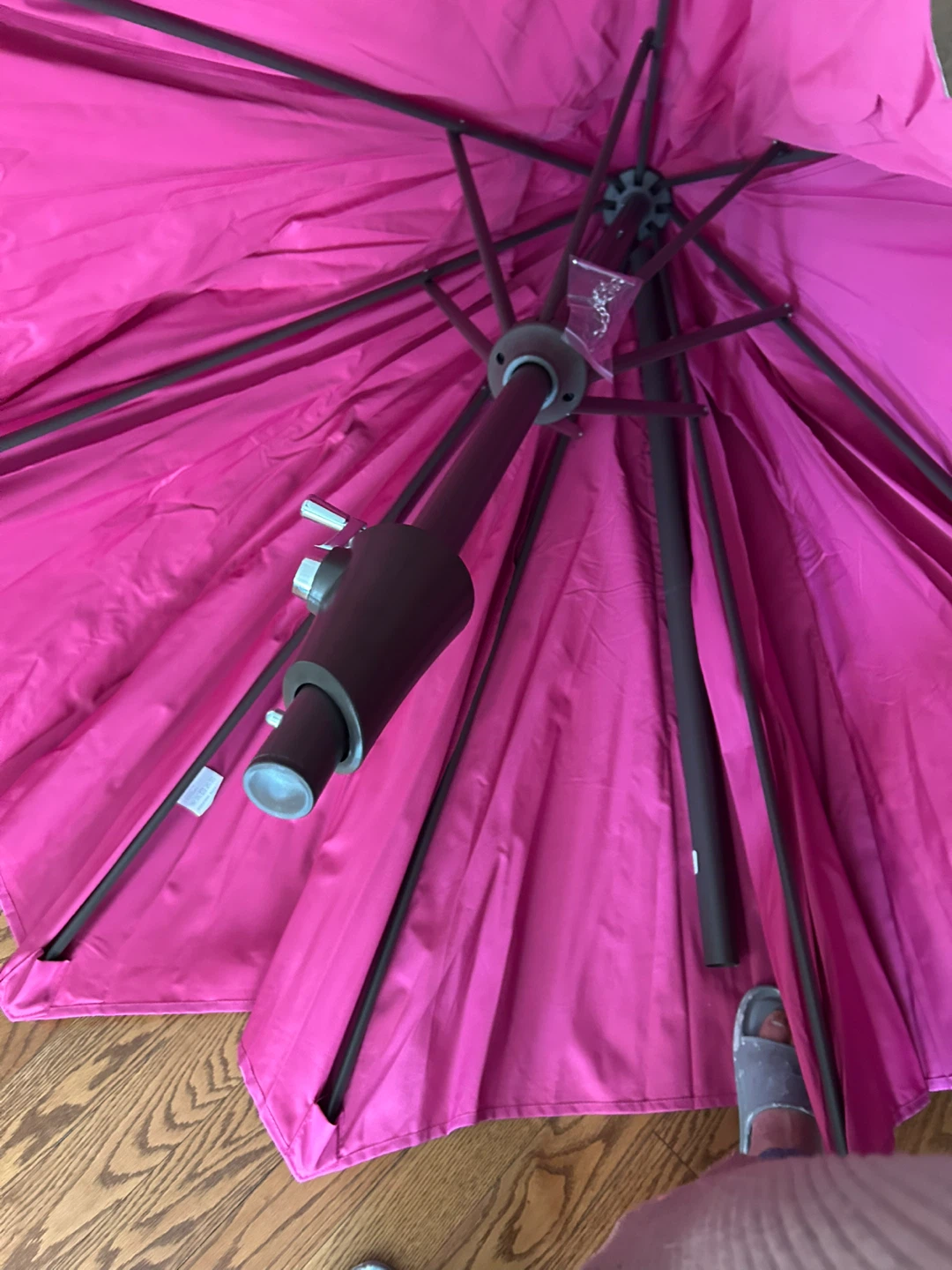 Bright Pink Patio Umbrella - photo 3