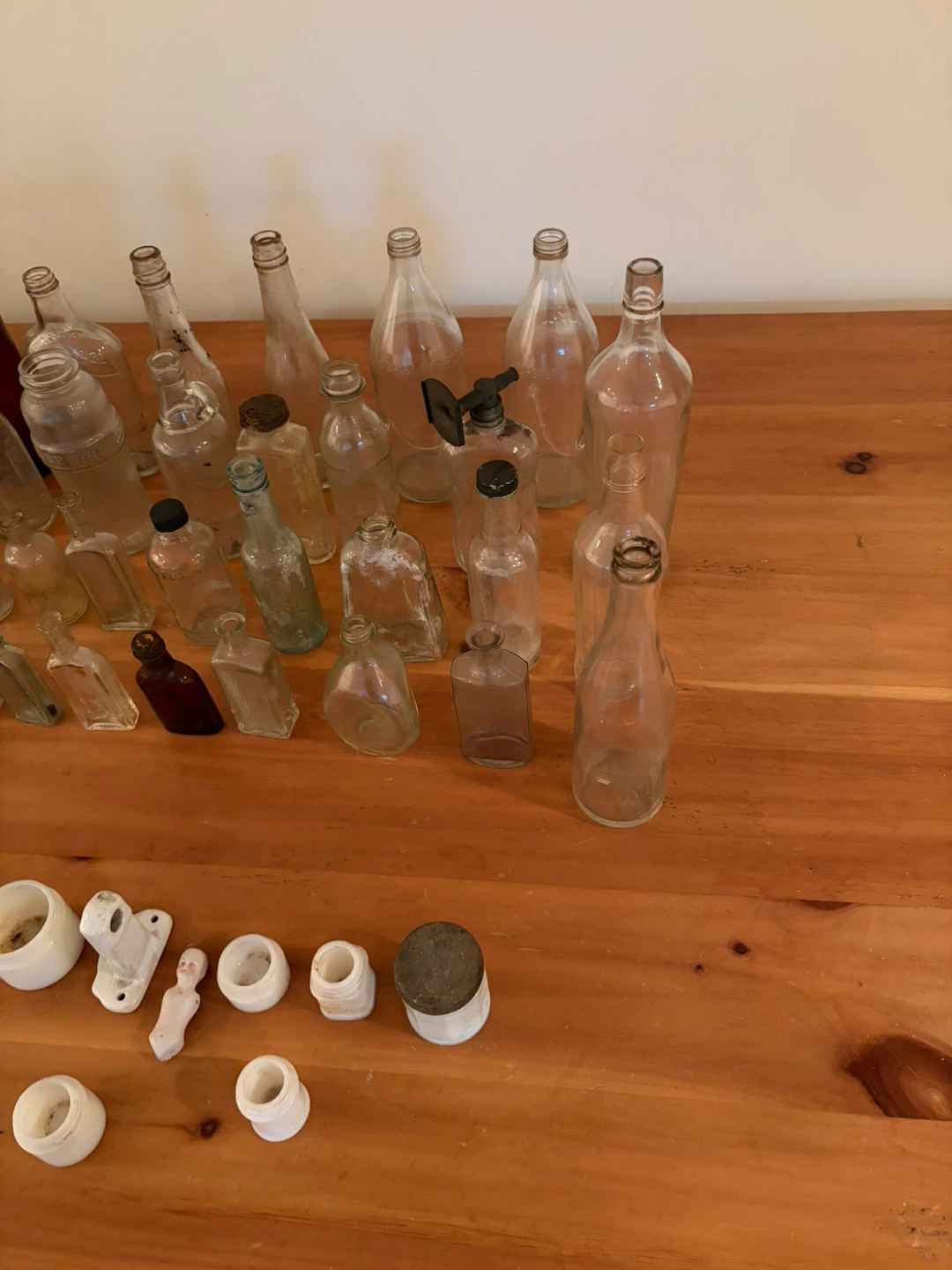 Collection of Vintage Glass Bottles and Jars - photo 4