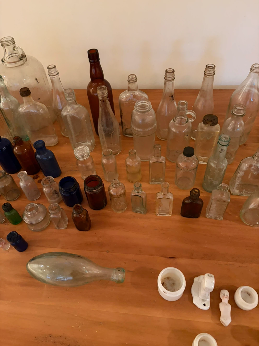 Collection of Vintage Glass Bottles and Jars - photo 3