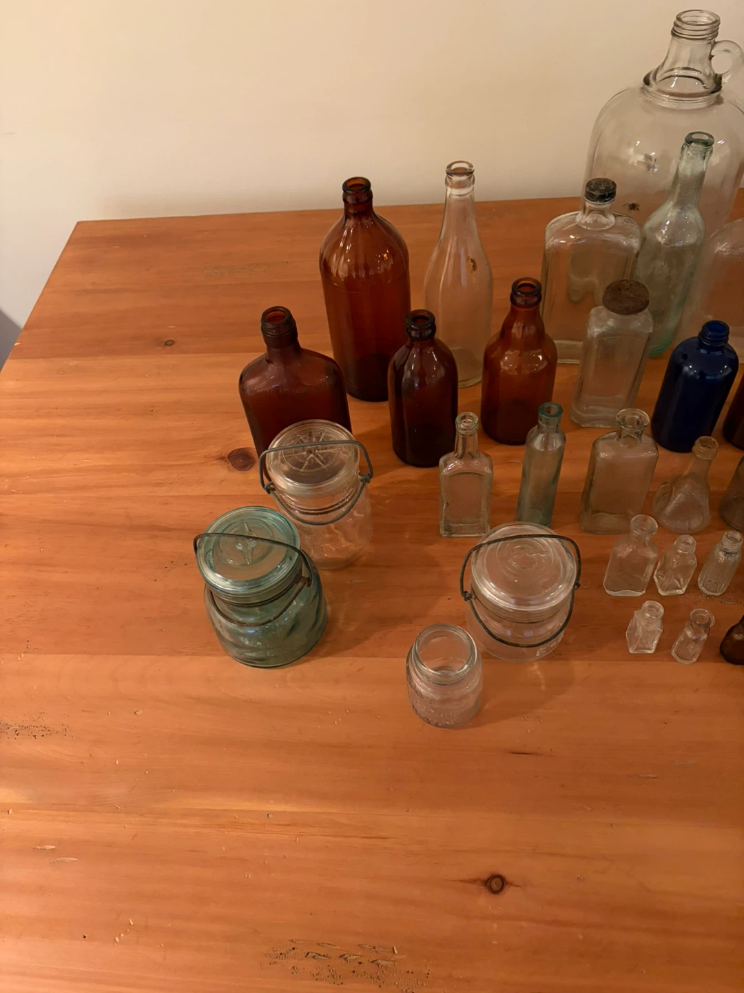 Collection of Vintage Glass Bottles and Jars - photo 2