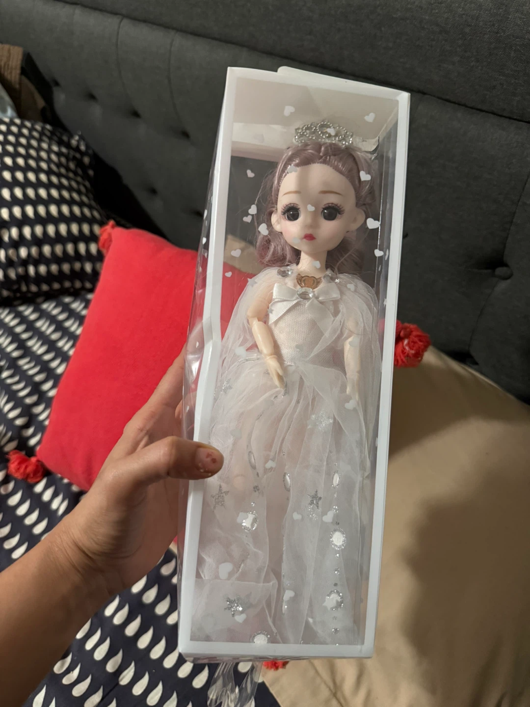 Princess Musical Doll in White Dress