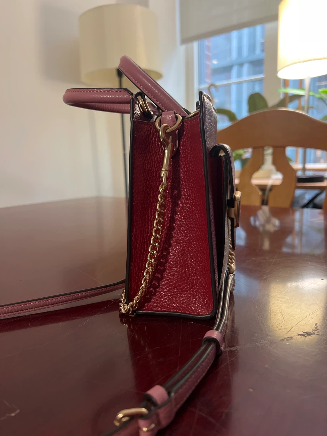 Coach Mini Tote Bag - Red & White - photo 2