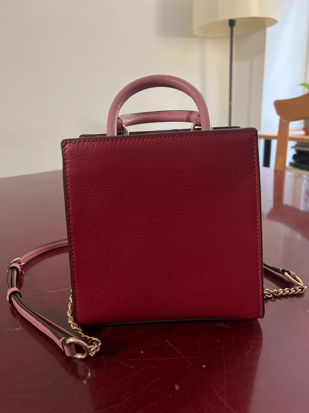 Coach Mini Tote Bag - Red & White - photo 3