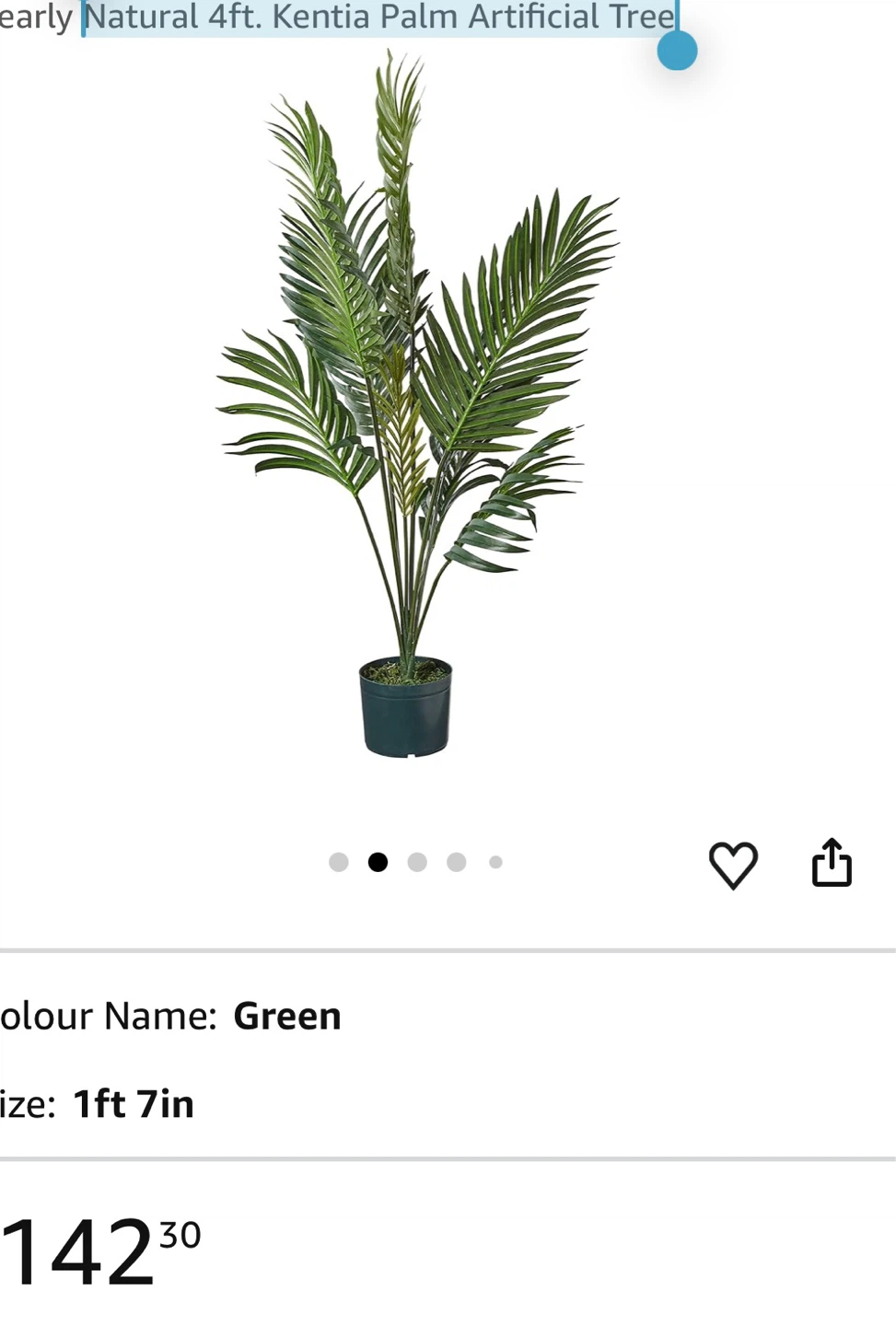 Artificial Kentia Palm Tree - photo 3