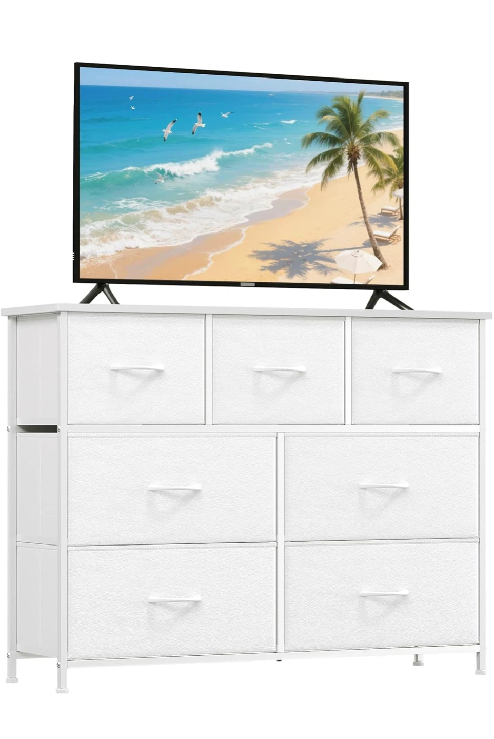 White 7-Drawer Dresser - photo 4