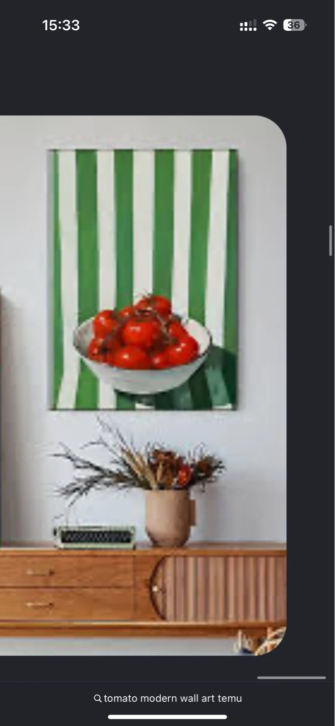 Temu Wall Art Prints - Tomatoes and Lemons