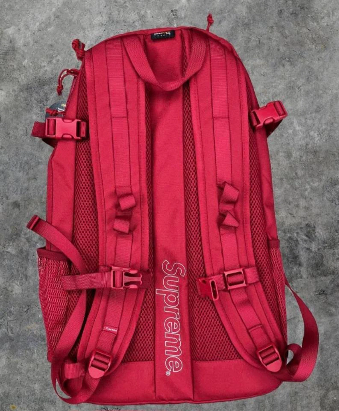 Supreme Backpack Red Cordura Fabric