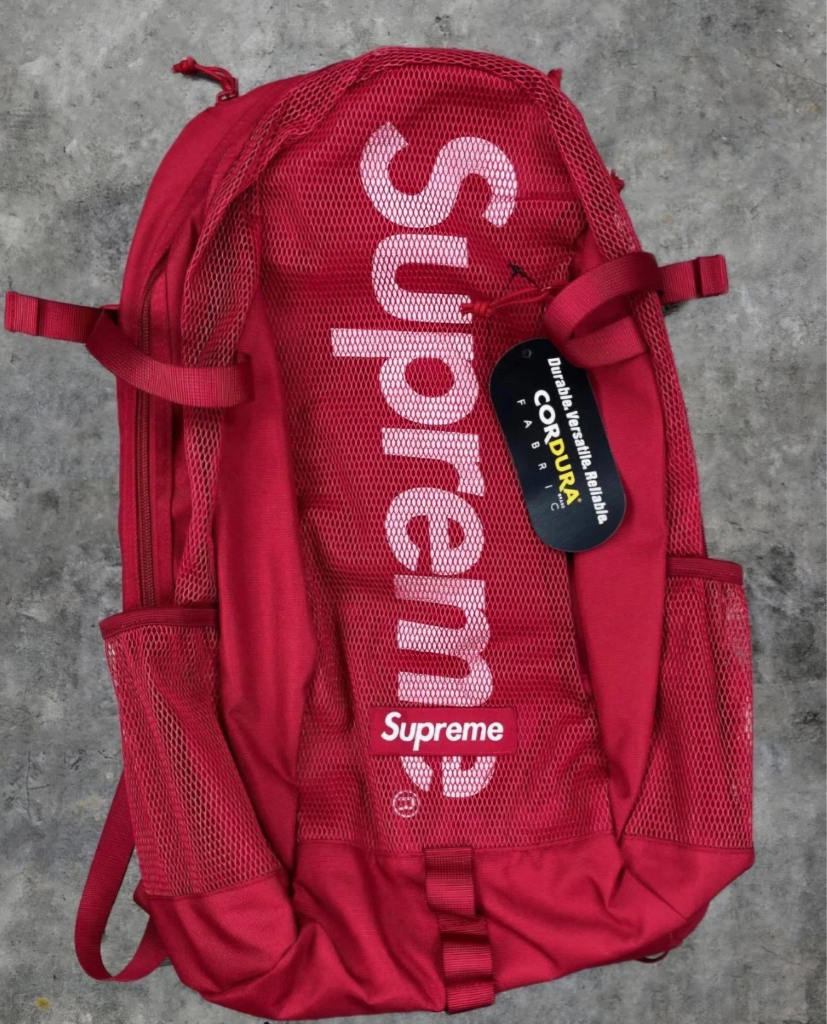 Supreme Backpack Red Cordura Fabric - photo 2