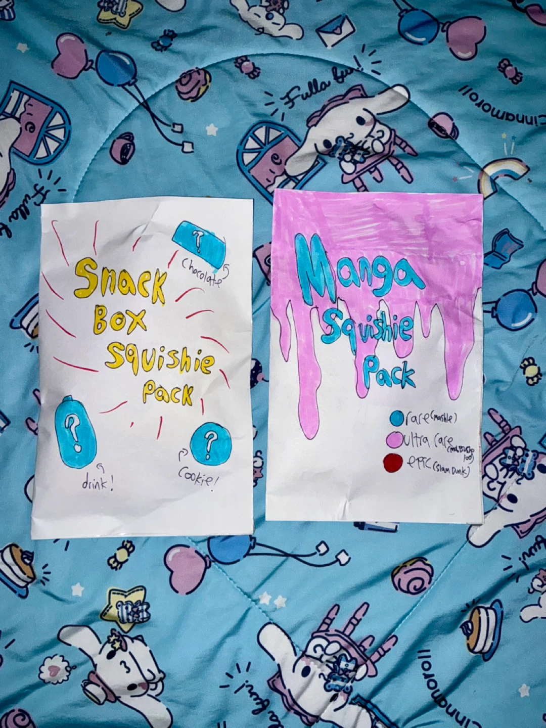 Snack Box & Manga Squishie Pack Bundle