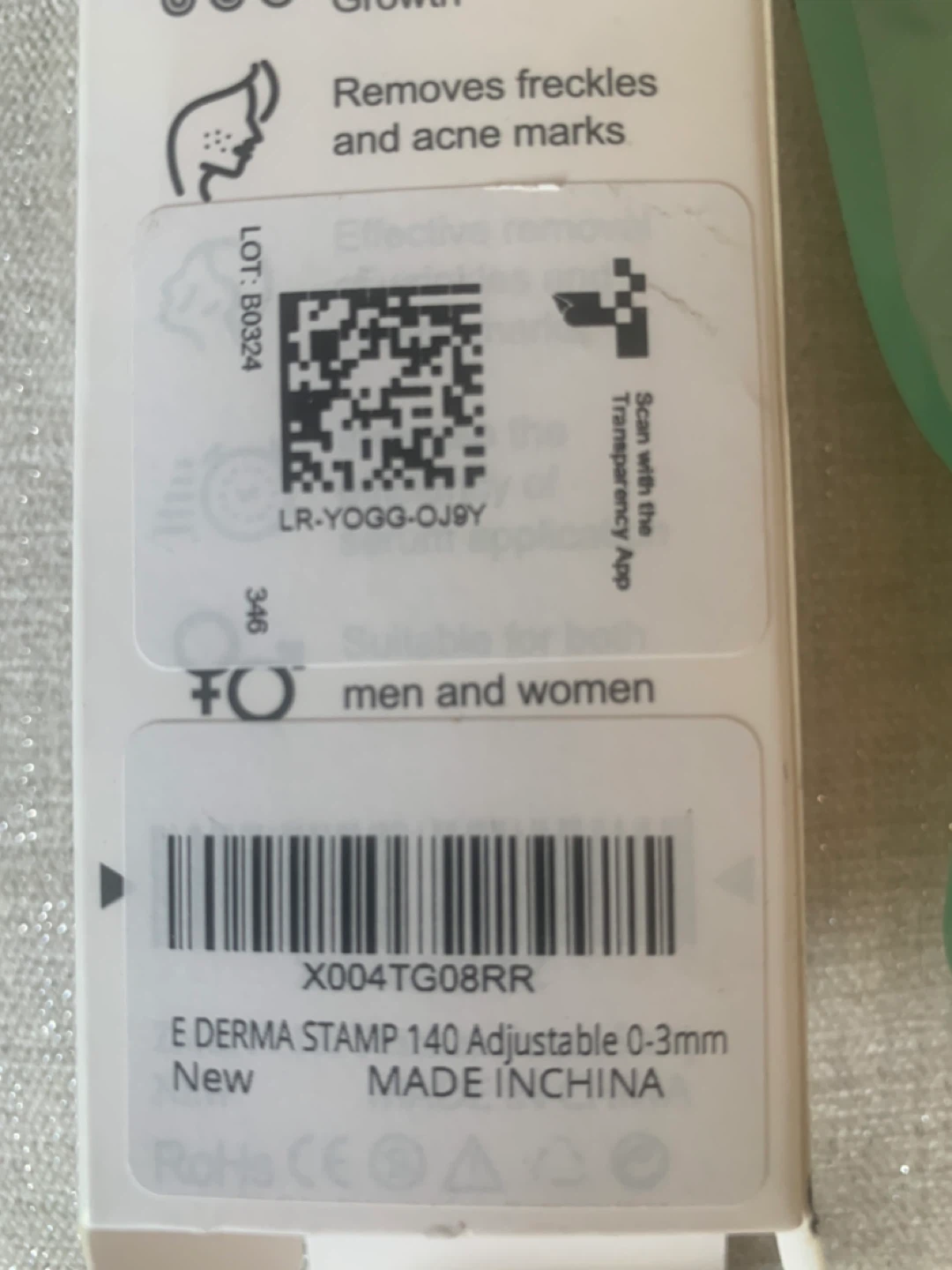ZMBITY Titanium Derma Stamp 140 Adjustable 0-3mm Needles - photo 5