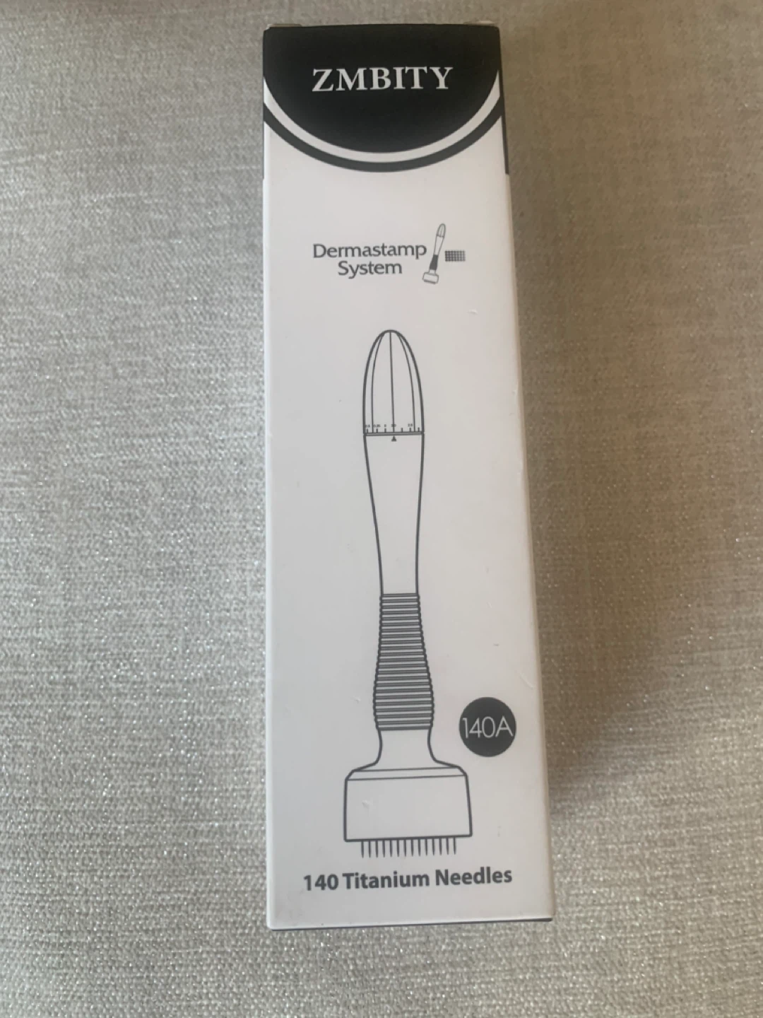 ZMBITY Titanium Derma Stamp 140 Adjustable 0-3mm Needles