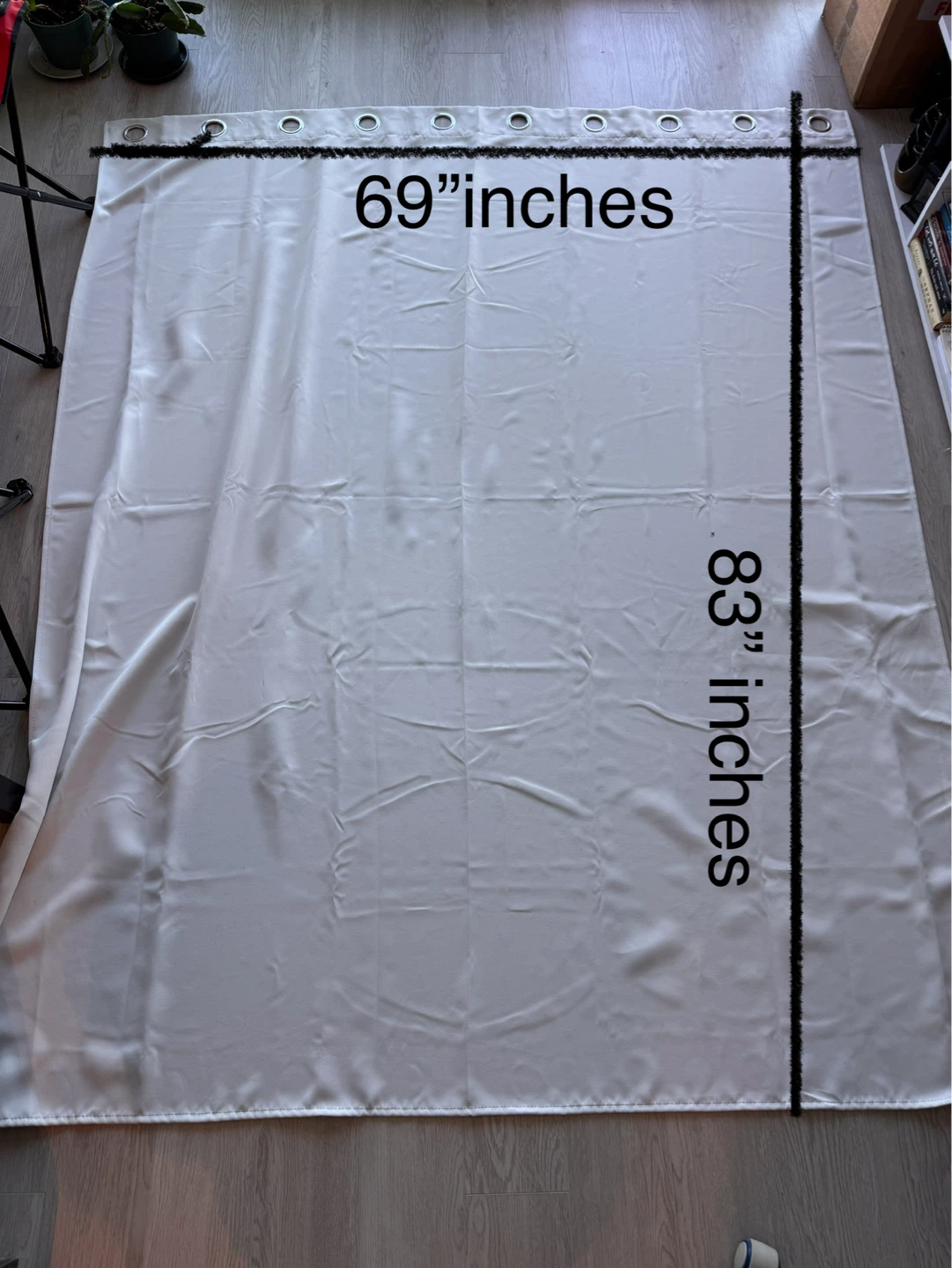Set of 2 Panels Curtain 69”X83” each