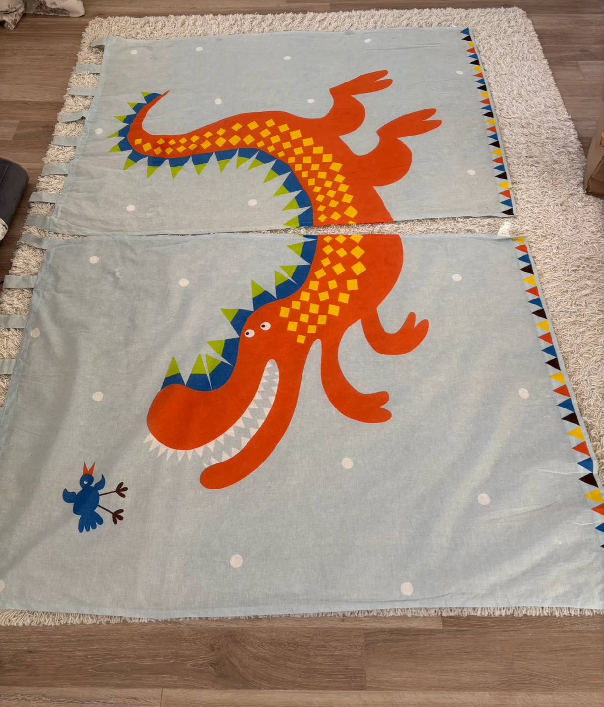 Set of Children’s IKEA Dinosaur Curtain Panels - photo 4