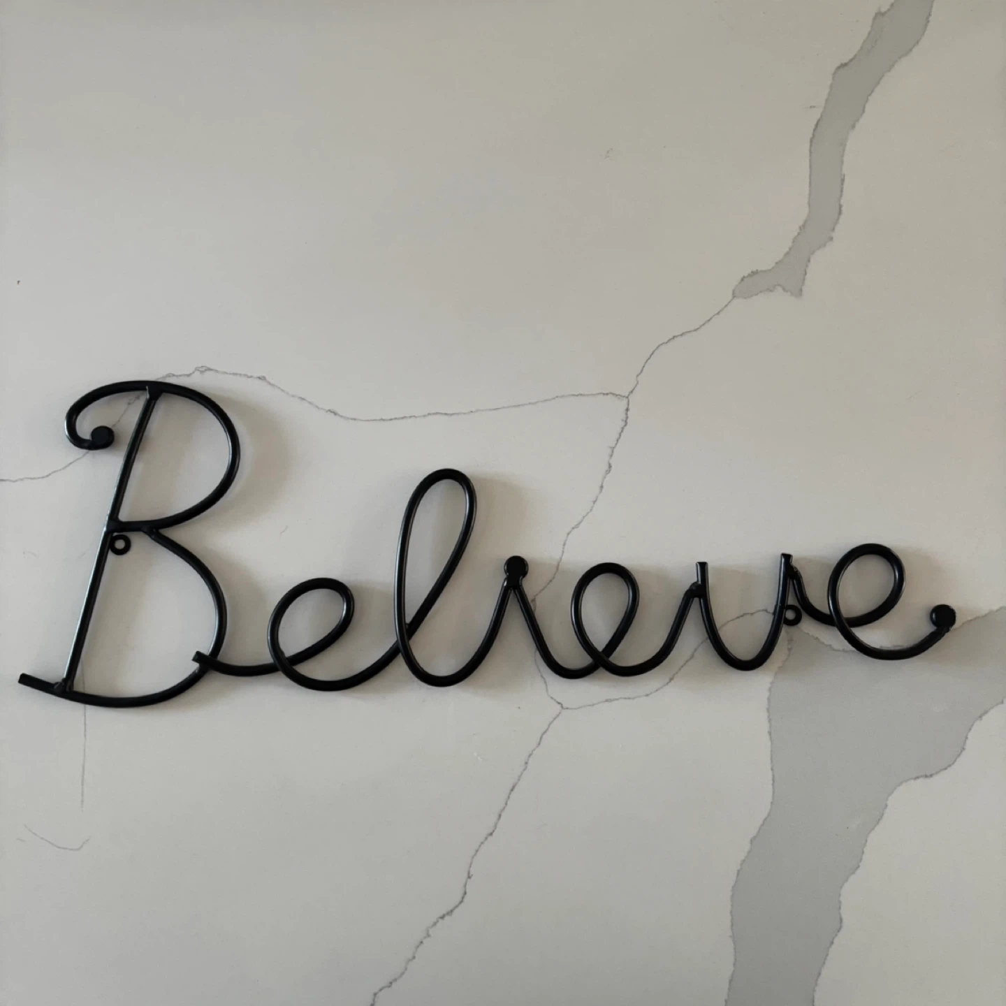 Believe Wall Decor
