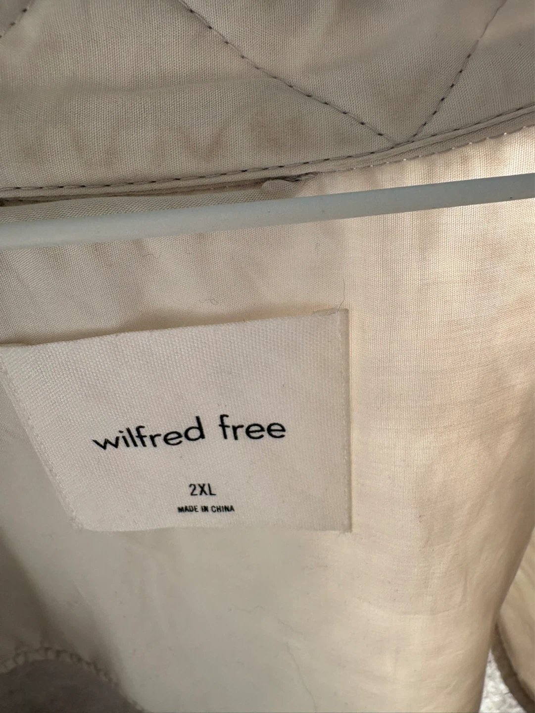 Wilfred Free Beige Shacket Size 2XL - photo 2