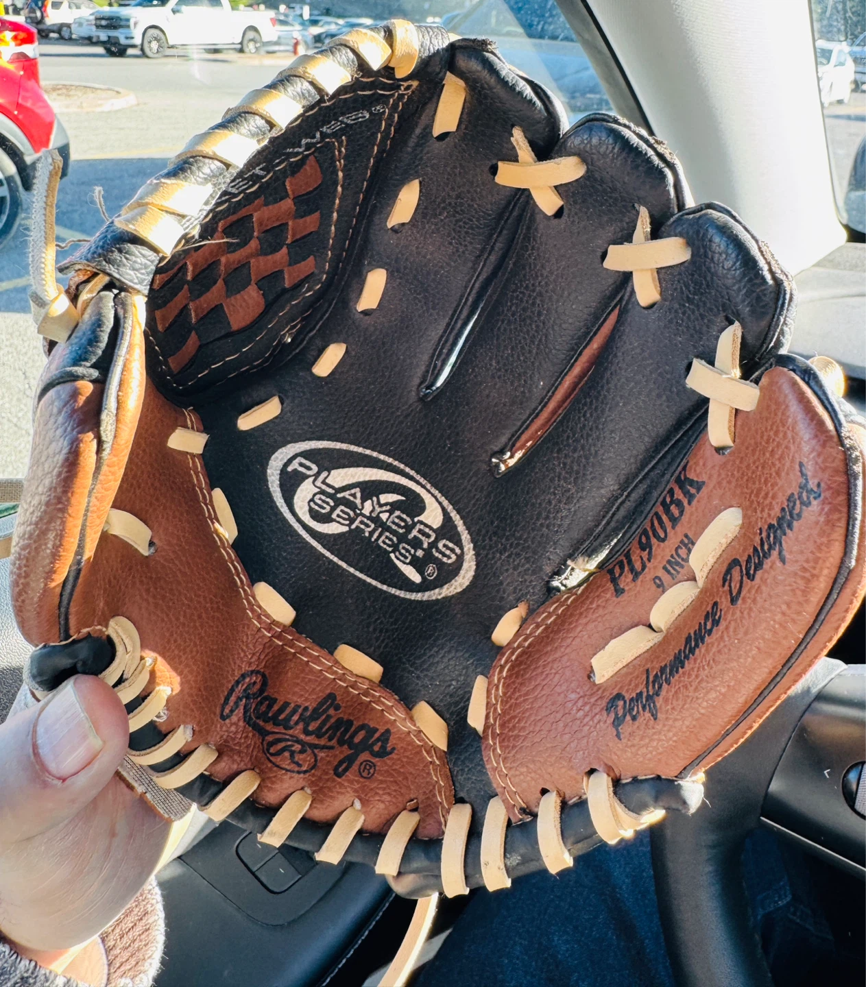 Rawlings Players Series PL90BK 9 Inch Baseball Glove - photo 2