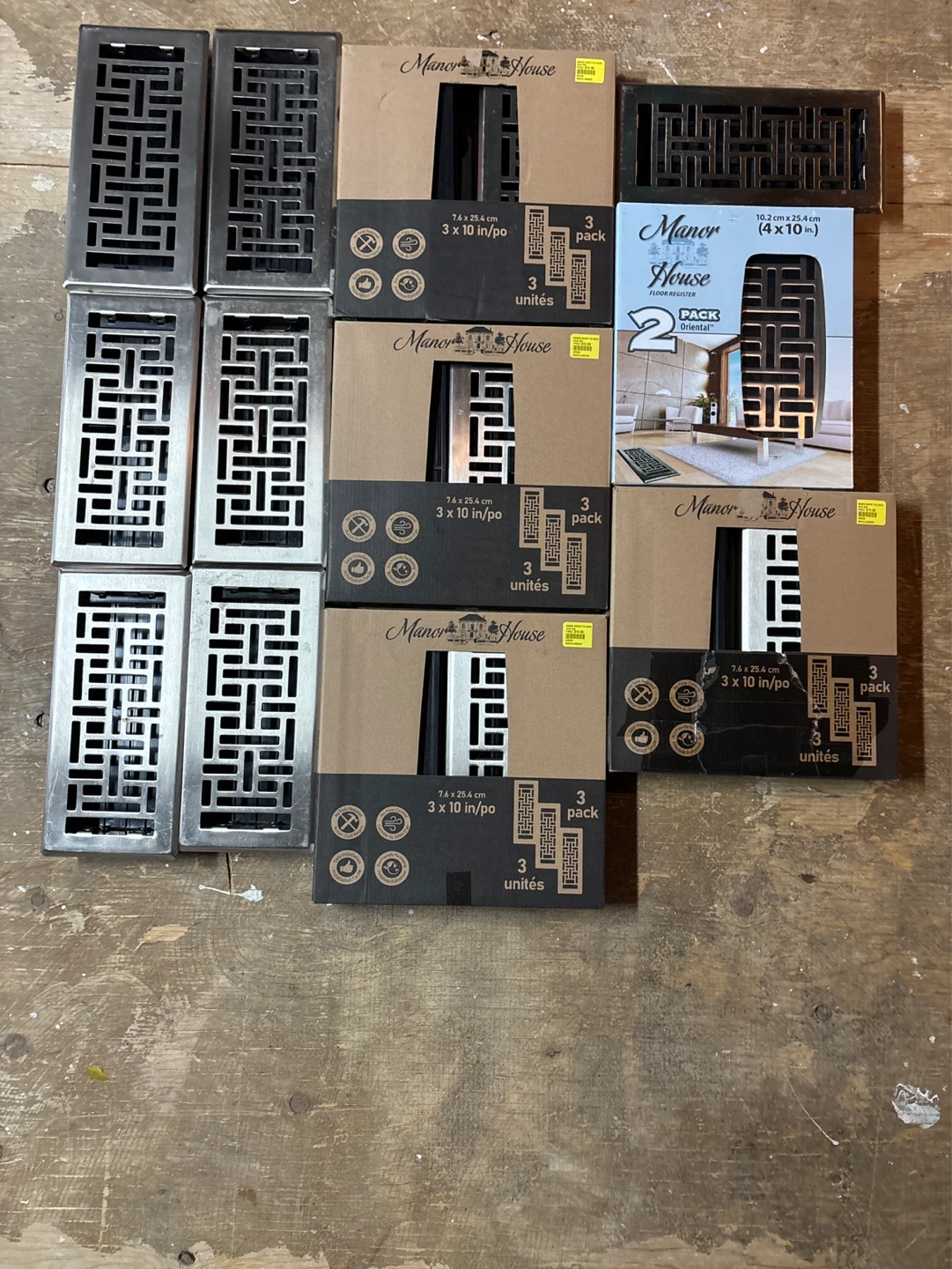 Manor House Floor Registers - 3x10 inch