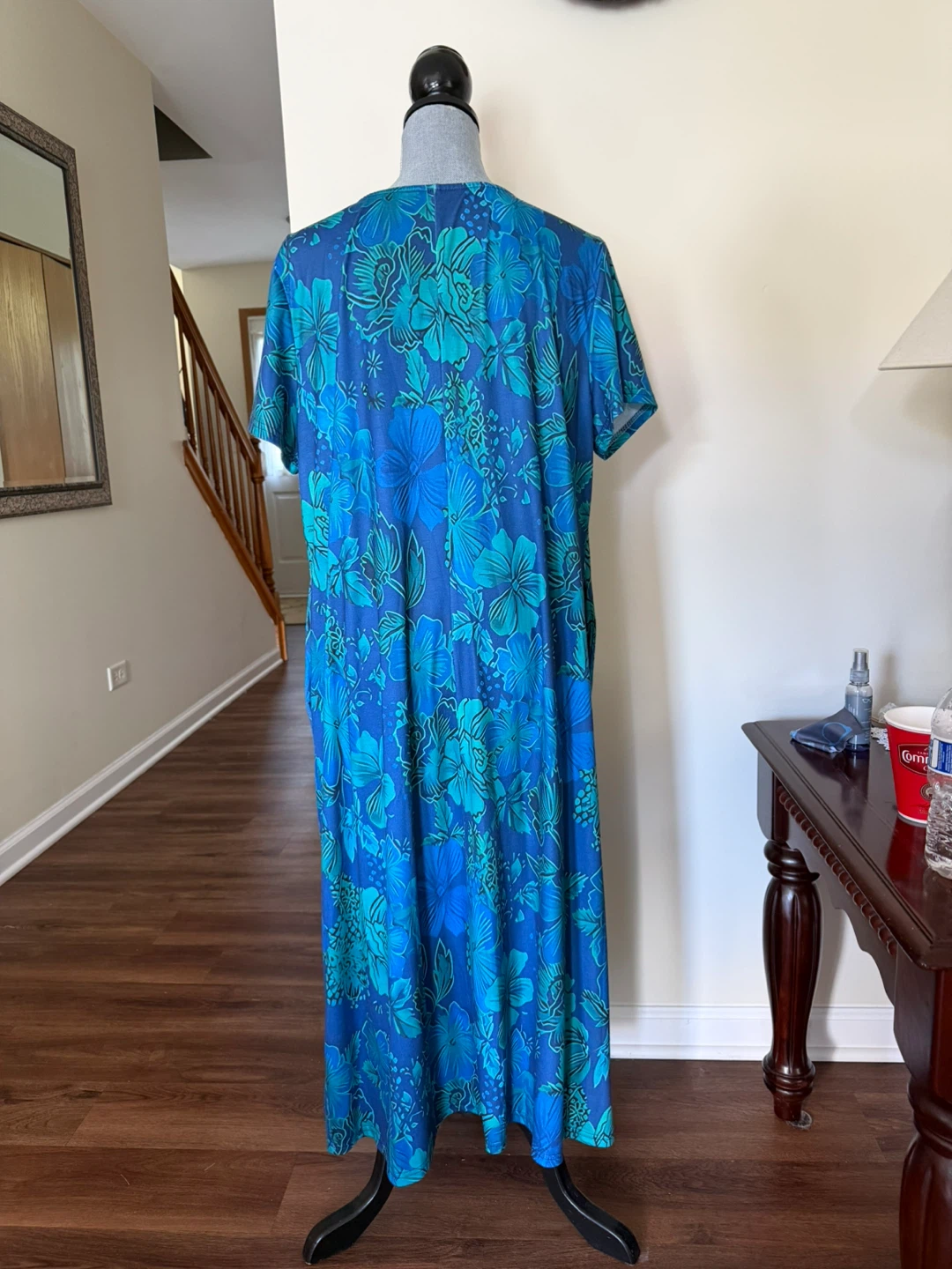 Blue Floral Maxi Dress XXL - photo 2