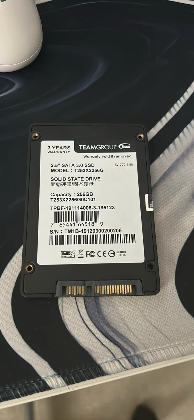 Teamgroup 2.5" SATA 3.0 SSD 256GB T253X2256G