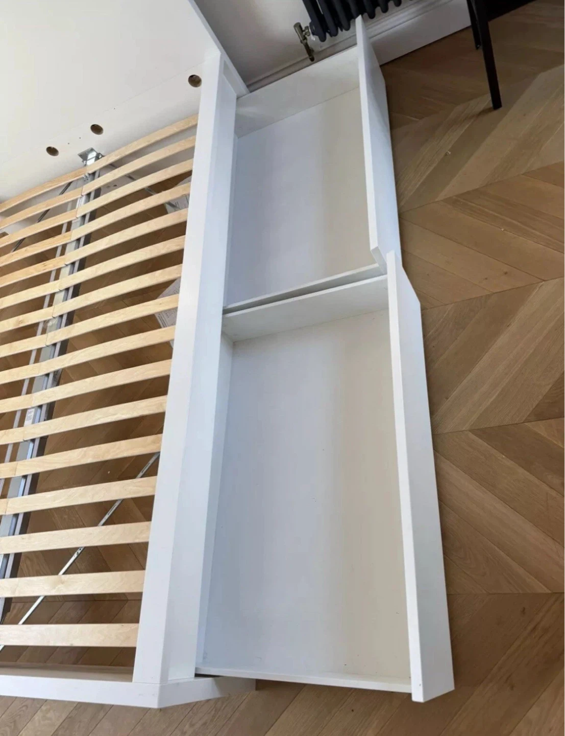 IKEA MALM Full double bed with 2 under bed drawers - photo 2