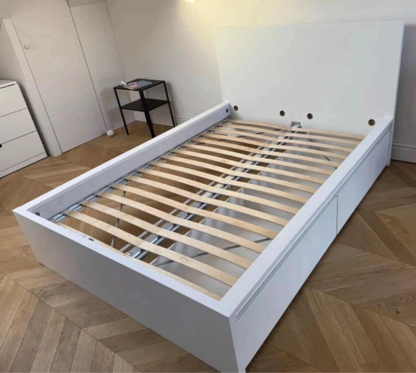 IKEA MALM Full double bed with 2 under bed drawers
