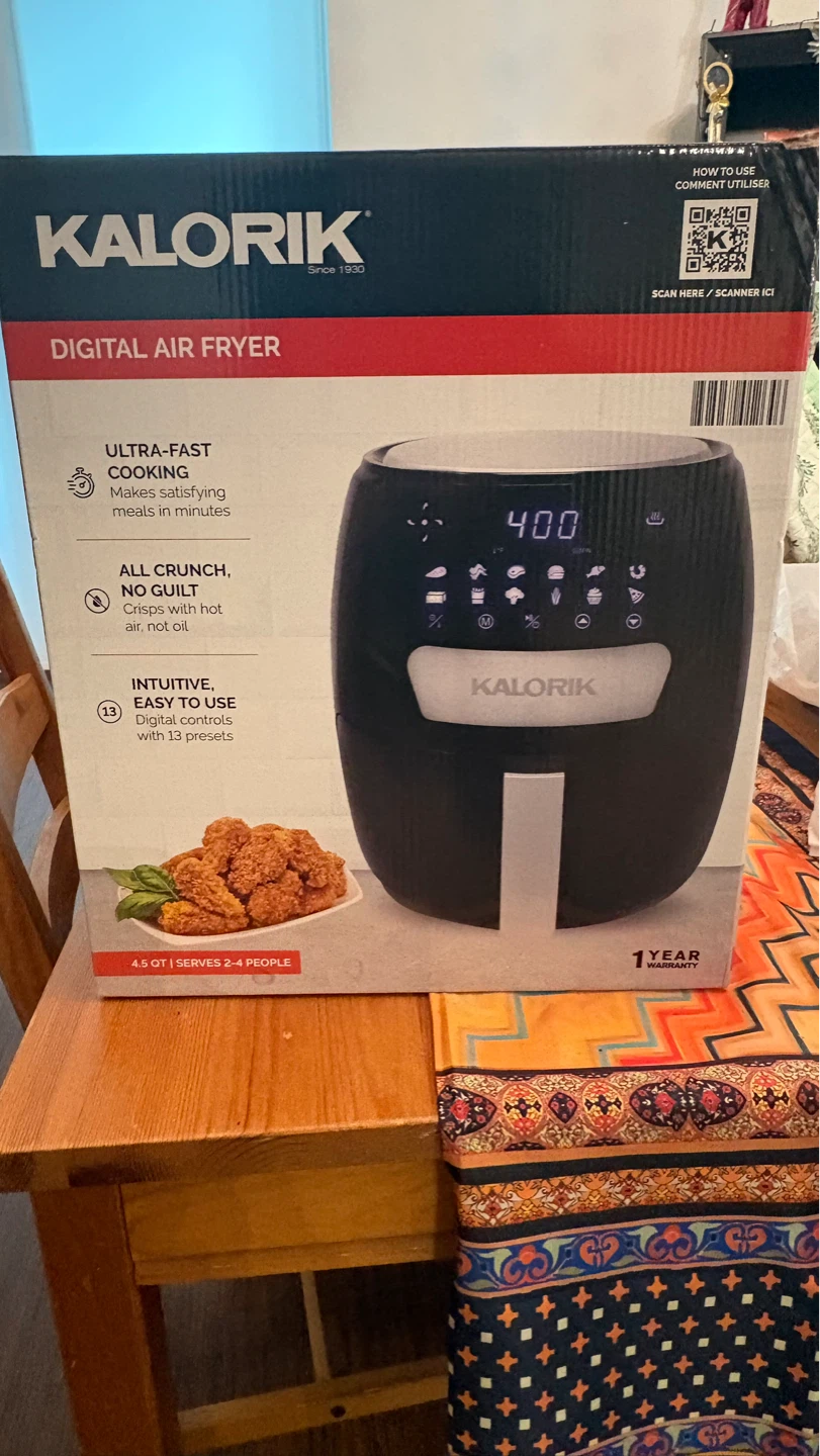 Kalorik 4.5 Qt Digital Air Fryer