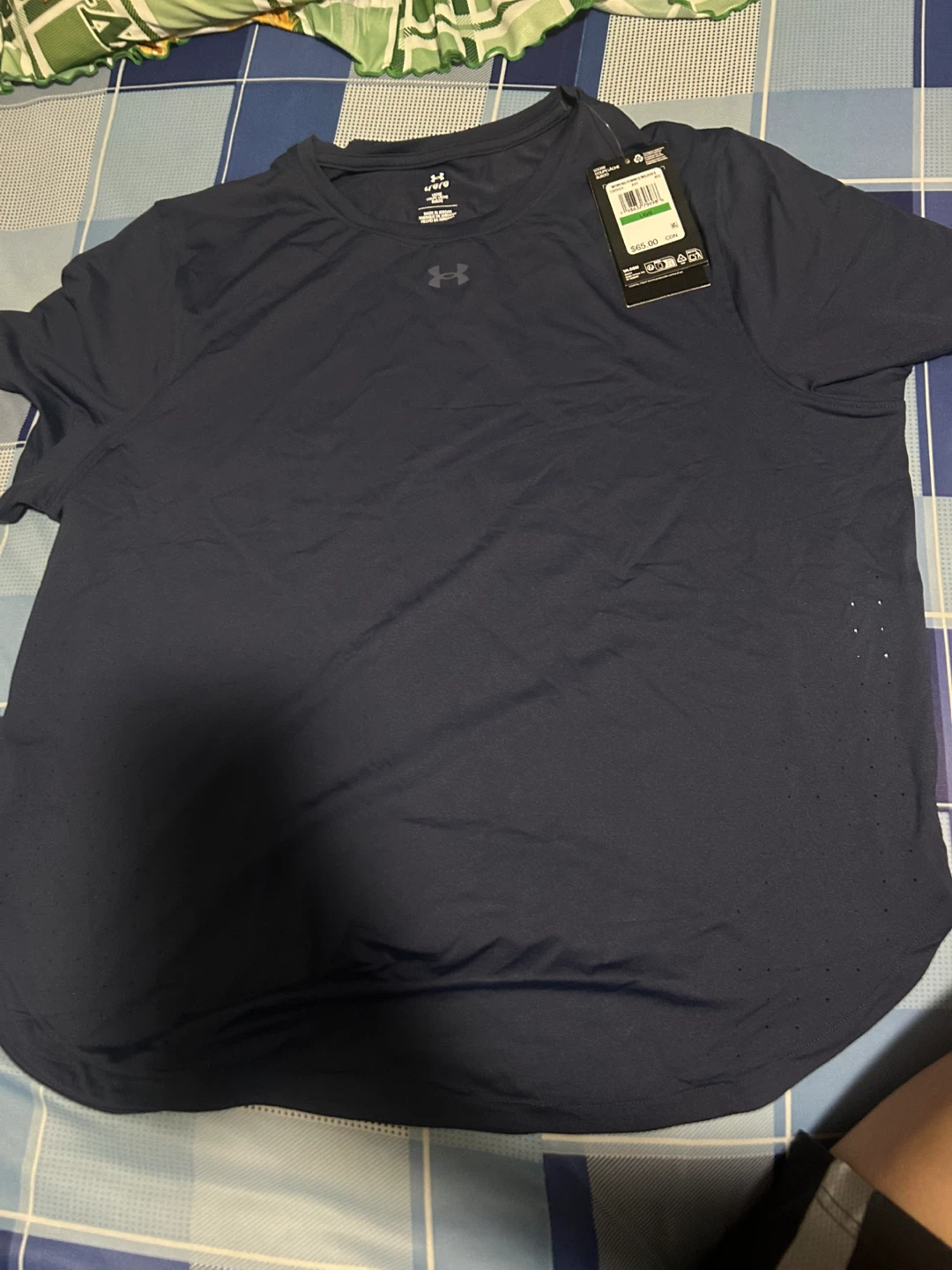 Under Armour Loose Fit T-Shirt - Navy Blue - L/G