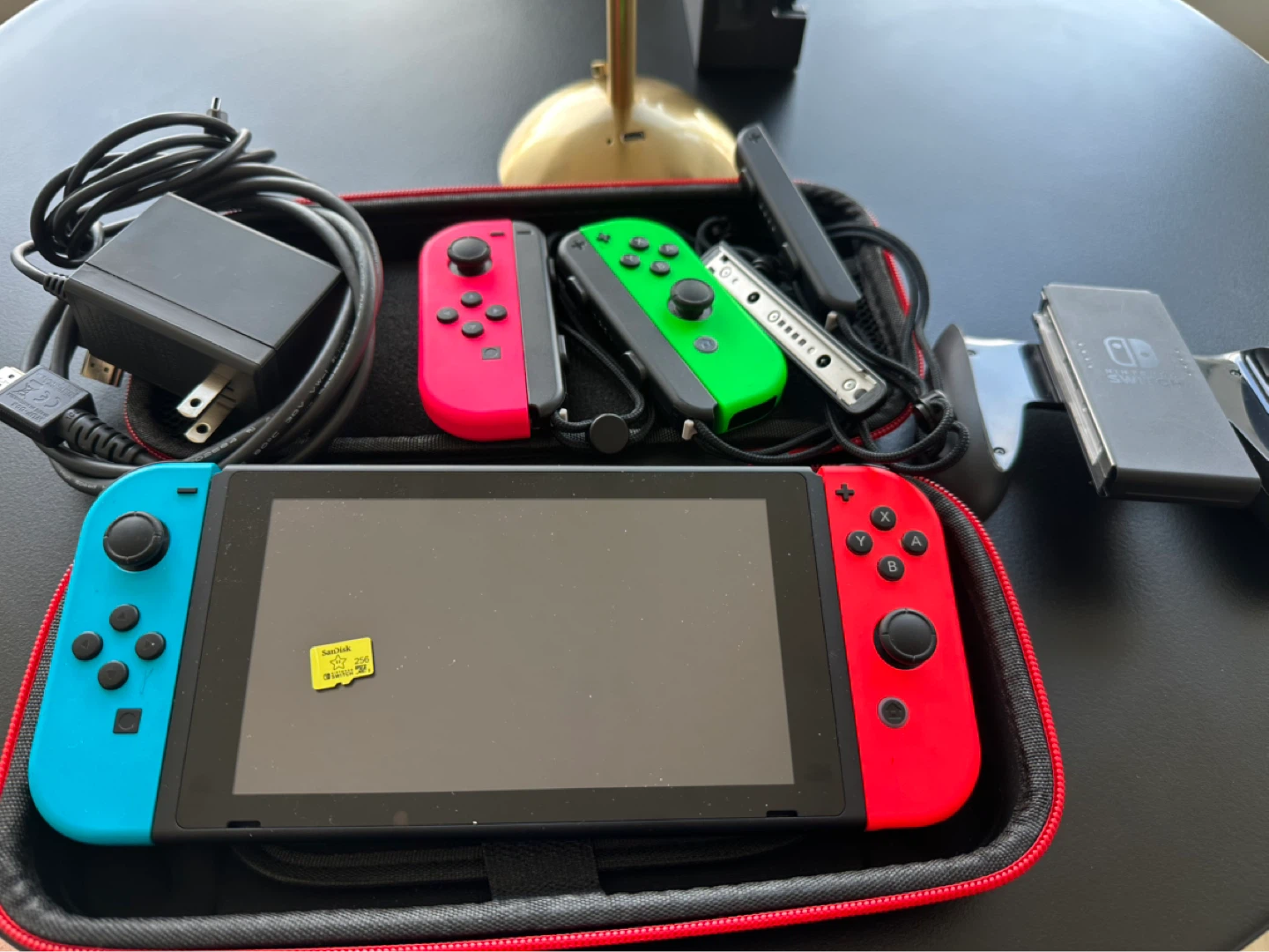 Nintendo Switch Console with Neon Red/Blue Joy-Cons