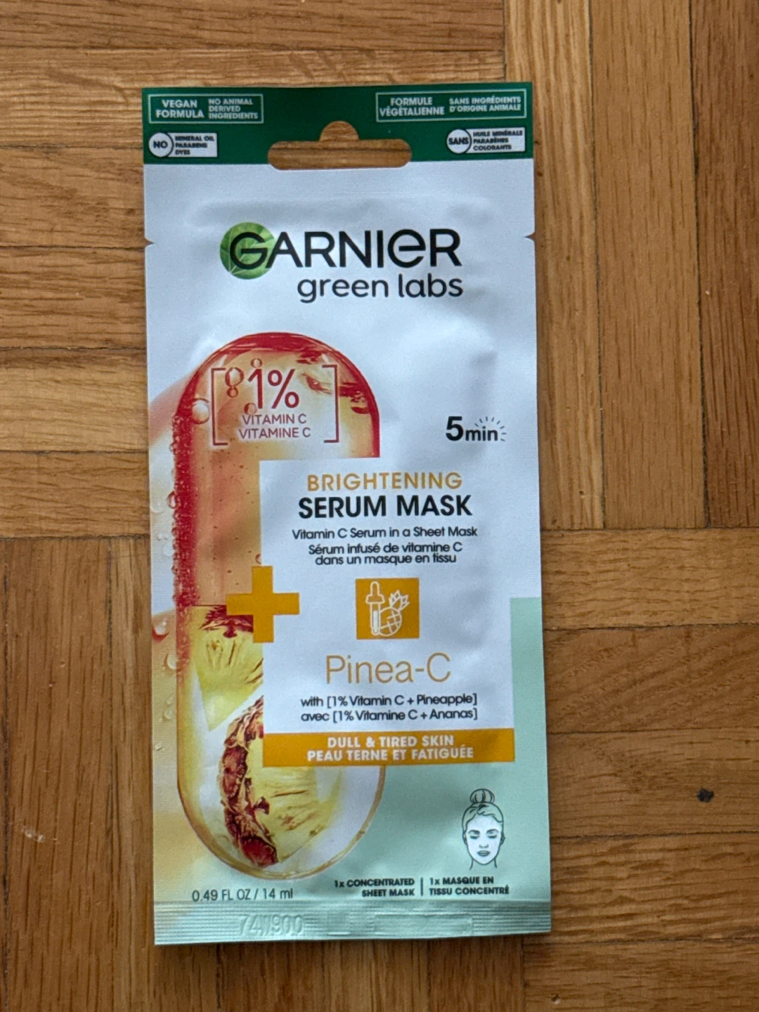 Garnier Green Labs Brightening Serum Mask - Pinea-C