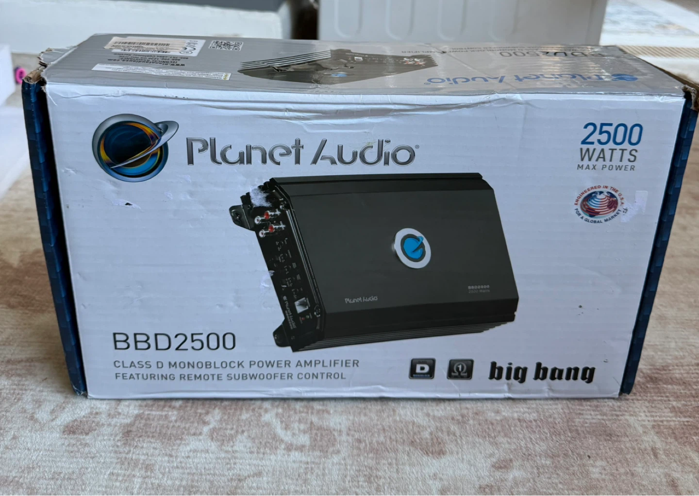 Planet Audio BBD2500 Class D Monoblock Amplifier