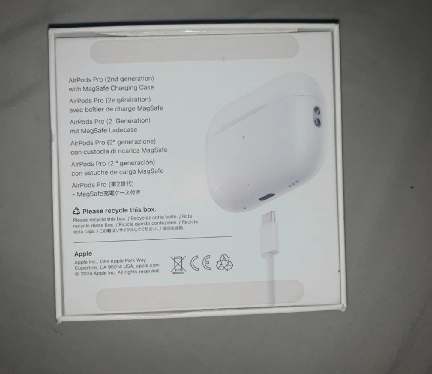 Apple AirPods Pro (2nd generation) with MagSafe Charging Case