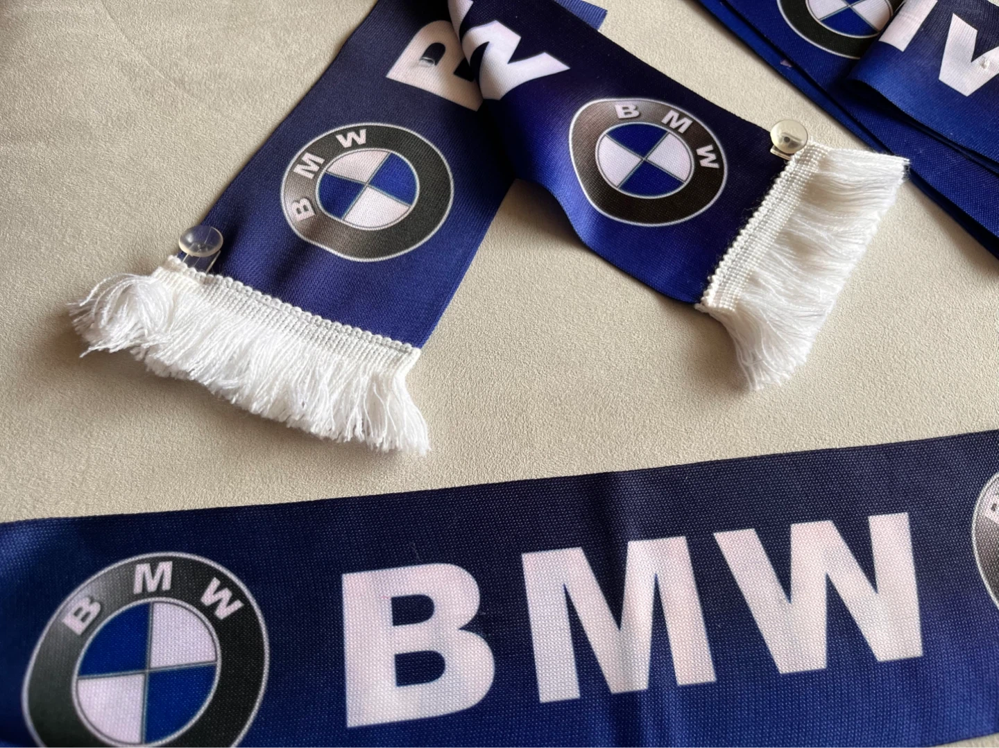 NEW — $10 each BMW 19” Scarf Decor Car Accessories - photo 2