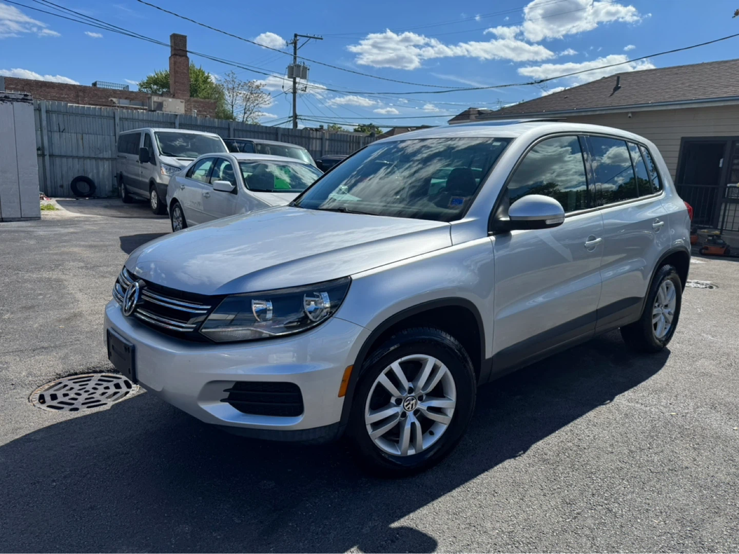 Silver Volkswagen Tiguan 2.0 TDI SUV