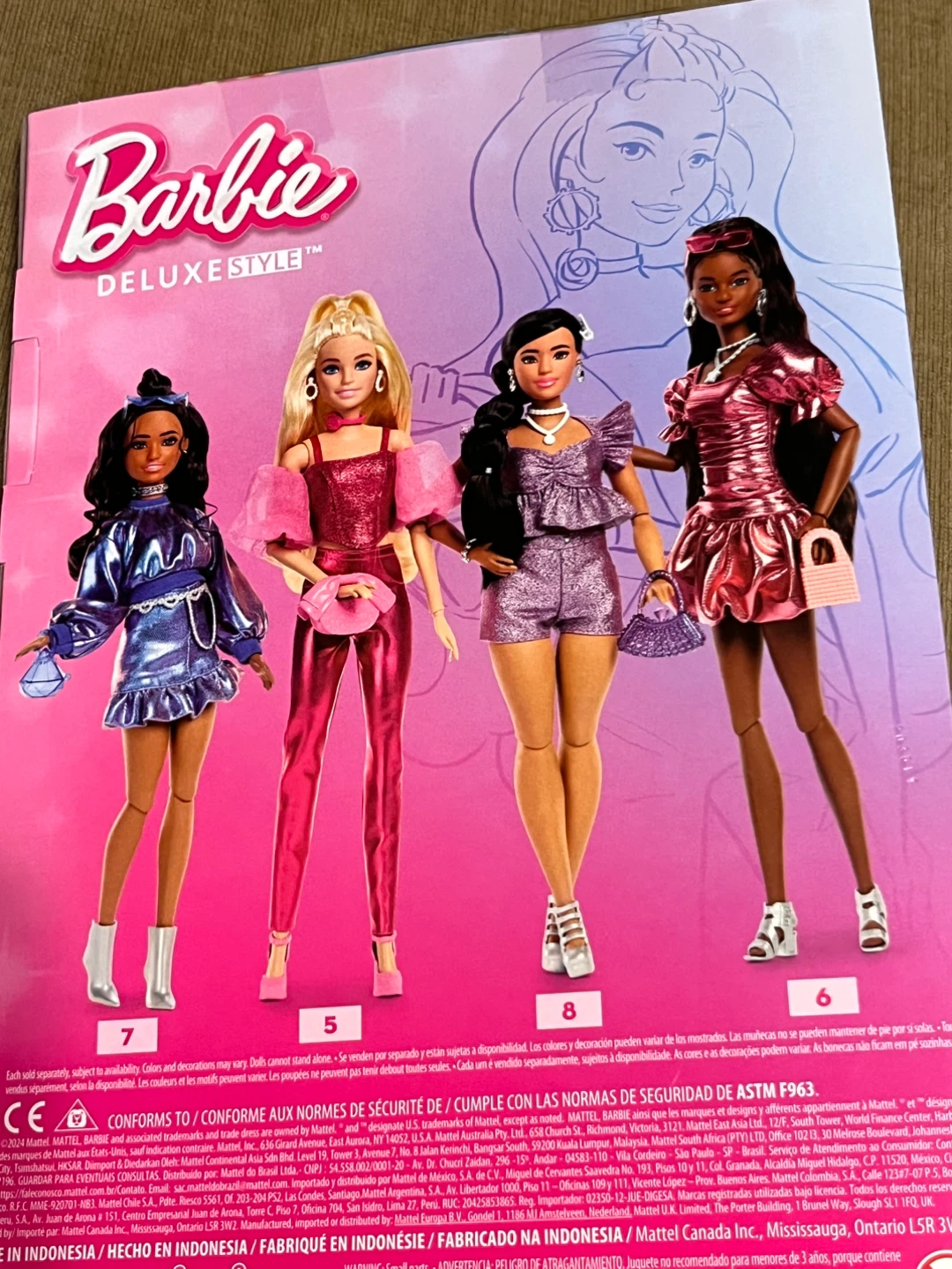 NEW Barbie Deluxe Style Doll Pink Outfit - photo 3