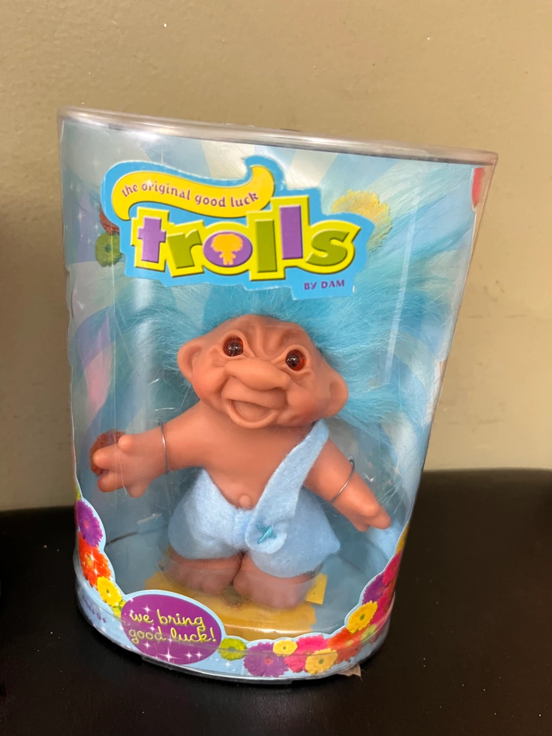 NEW $25 each Original Good Luck Trolls by DAM - Pink & Blue Hair - photo 3