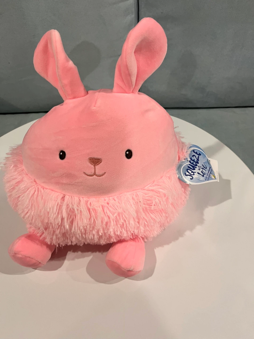 NEW with Tag Squeeze Love  Pink Bunny Plush Toy - photo 4