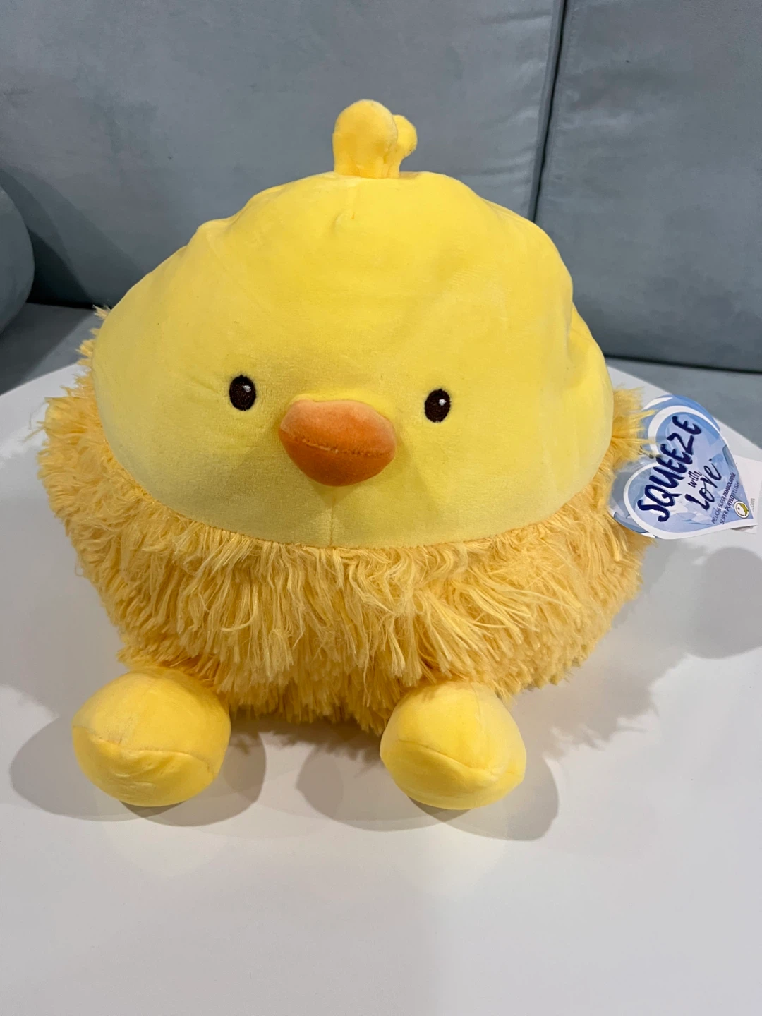 NEW — Squeeze with Love 10” Yellow Chick Plush Toy