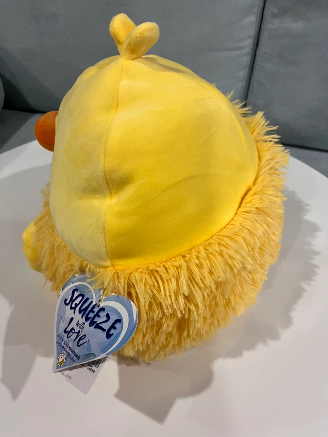 NEW — Squeeze with Love 10” Yellow Chick Plush Toy - photo 2