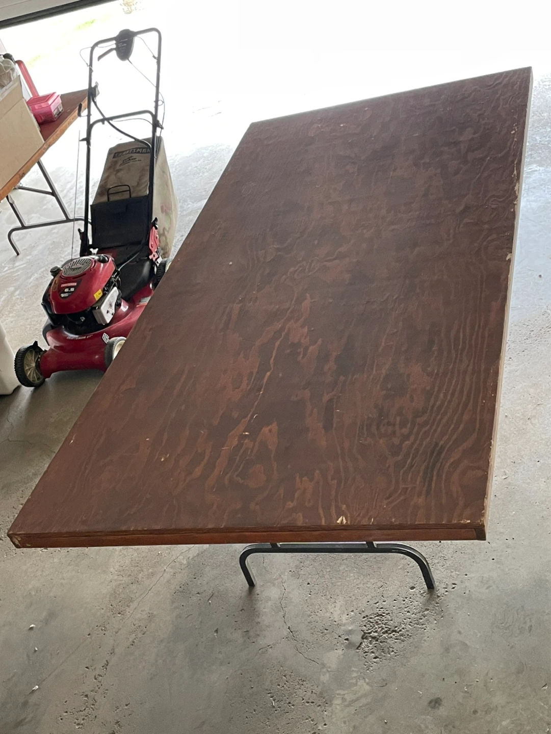 Folding Table - Plywood Top - photo 2