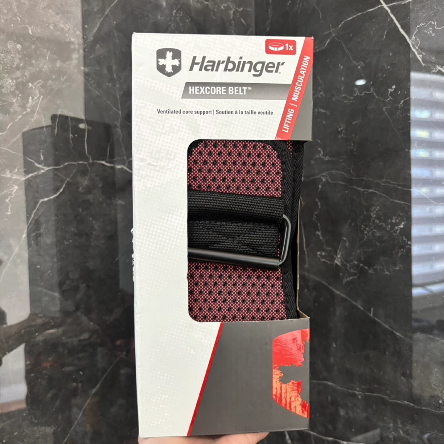 Harbinger Hexcore Belt — Size Medium