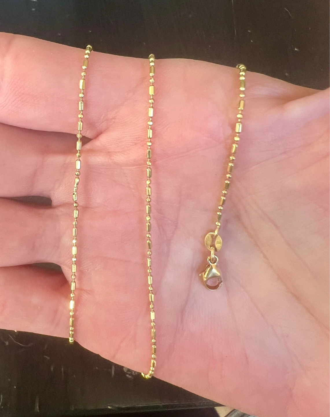 18K Italy Gold Chain – 21” – Real Gold