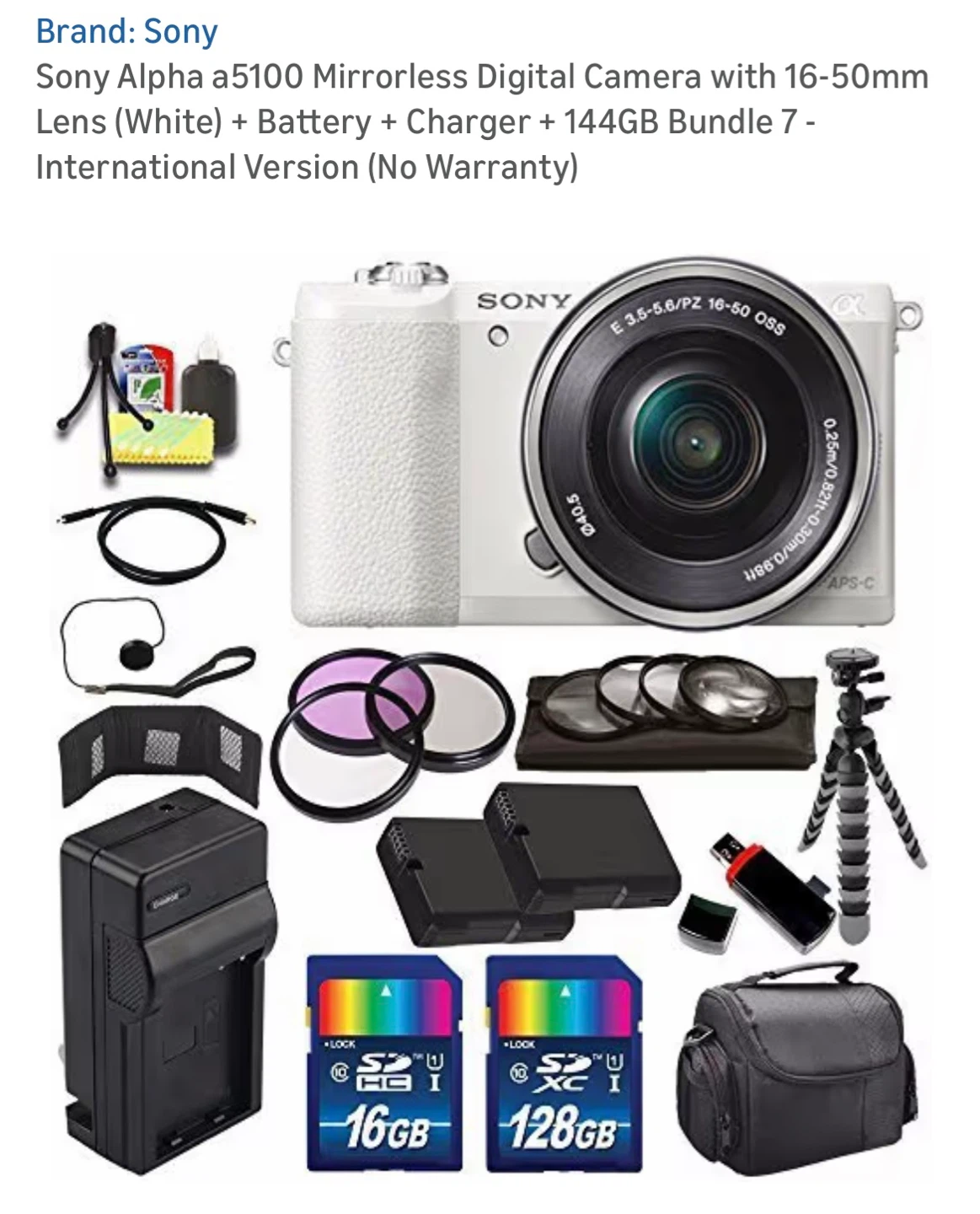 Sony Alpha a5100 digital camera white - photo 2