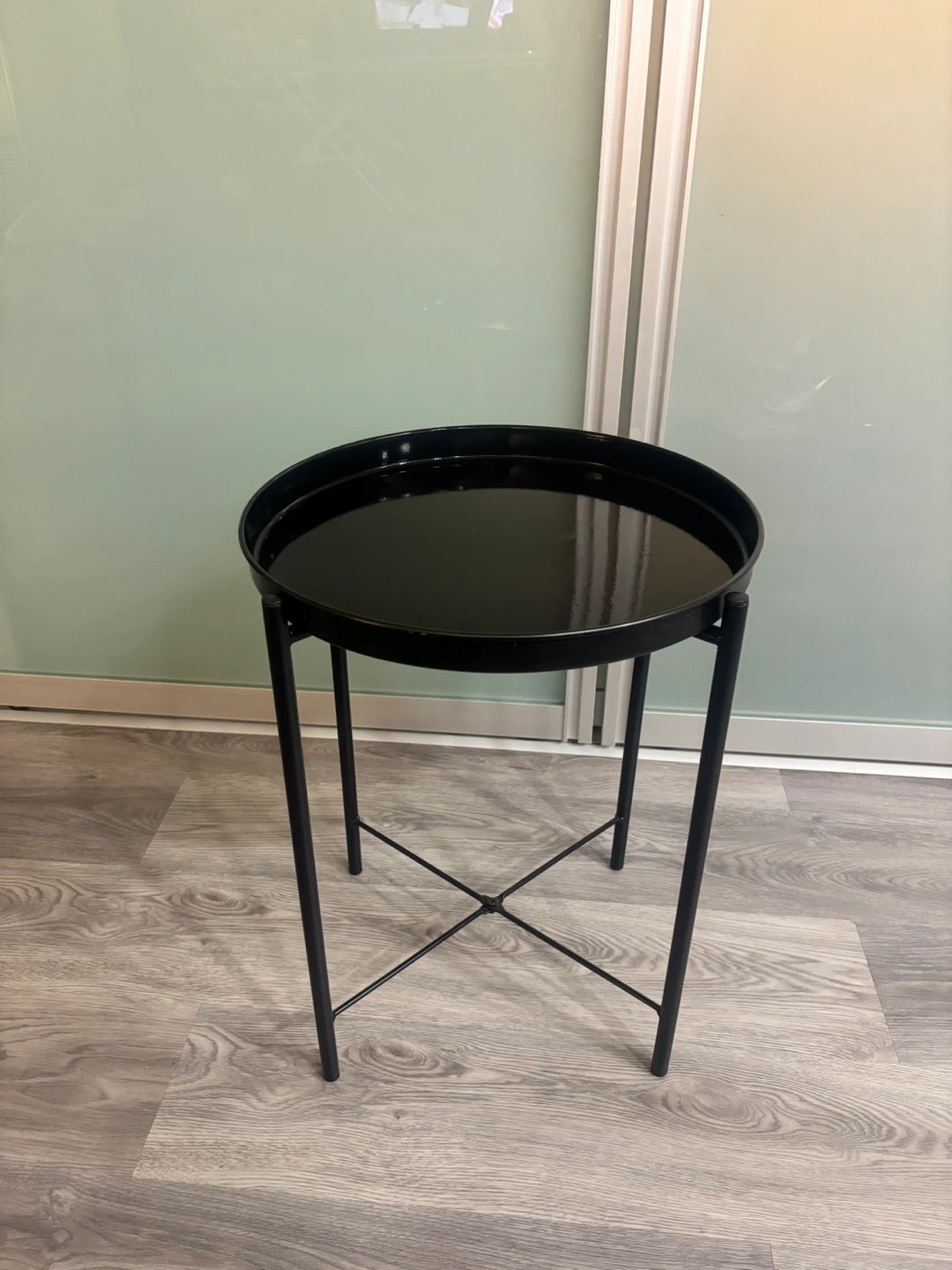 NEED GONE!: Black Metal Round Side Table - photo 2