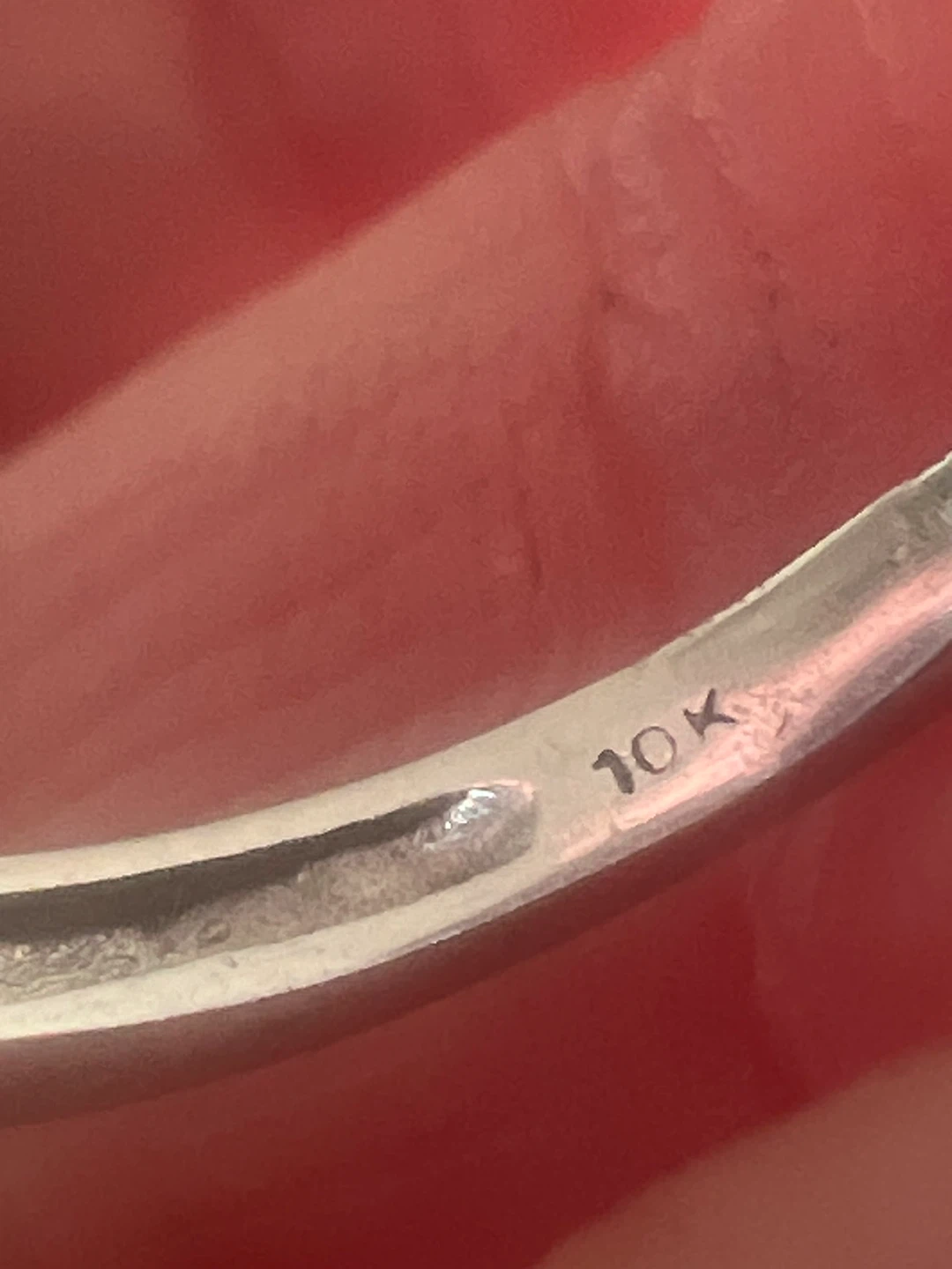 10 k Heart Shape Diamond Ring - photo 5