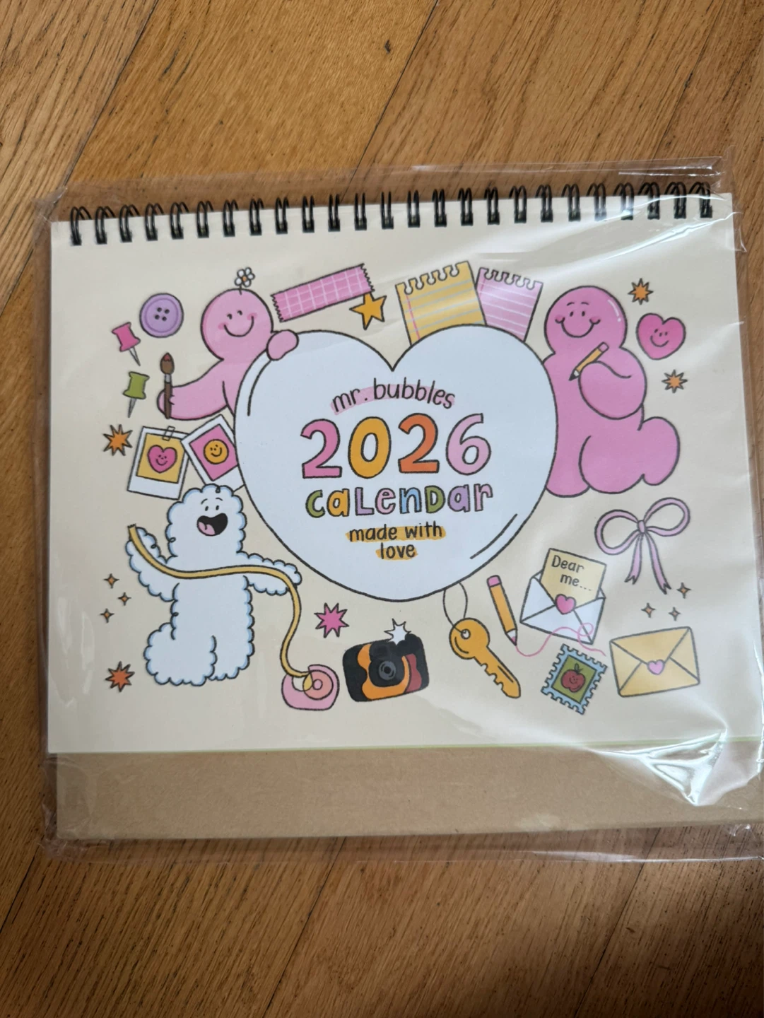 Mr. Bubbles 2026 Desk Calendar