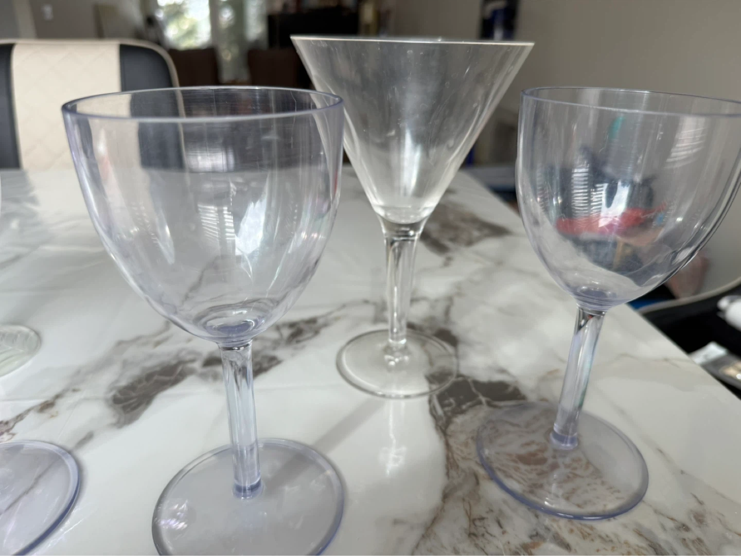 Plastic Novelty Drinkware - Skull, Martini, Wine Glasses - photo 3